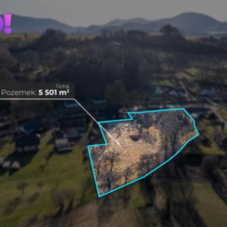 Prodej stavební parcely 5 501 m² Tichá