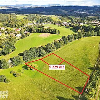 Prodej stavební parcely 5229 m&sup2; Hnátnice