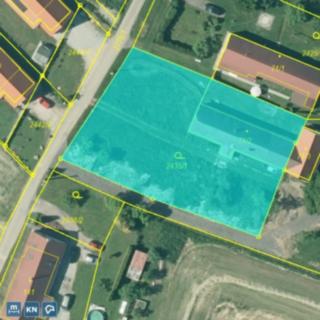 Prodej stavební parcely 1768 m² Štěpánovice