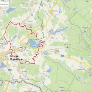 Prodej stavební parcely 1 074 m² Nová Bystřice Albeř