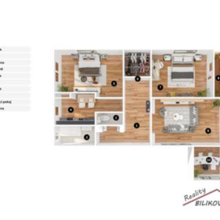 Prodej bytu 3+1 90 m² Brandýs nad Labem-Stará Boleslav, Kostelecká