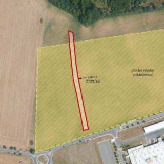 Prodej komerčního pozemku 3061 m² Zruč nad Sázavou