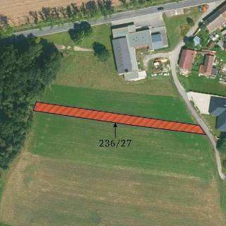 Prodej stavební parcely 3 268 m² Přešťovice