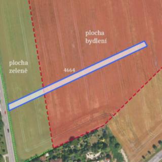 Prodej stavební parcely 773 m² Otrokovice