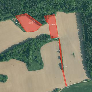 Prodej zemědělské půdy 13267 m&sup2; Hluboká nad Vltavou