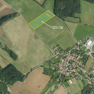 Prodej zemědělské půdy 48 665 m² Vanovice