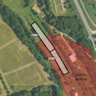 Prodej stavební parcely 928 m² Kaňovice