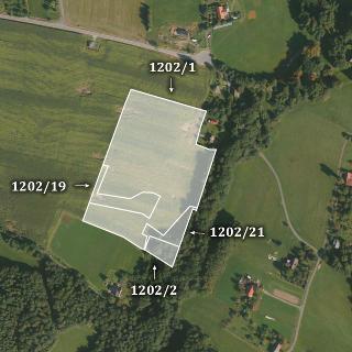 Prodej zemědělské půdy 11788 m² Janovice