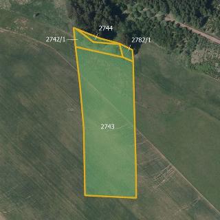 Prodej zemědělské půdy 5 901 m² Čistá u Horek