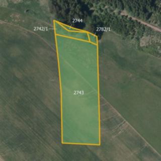 Prodej zemědělské půdy 11 801 m² Čistá u Horek