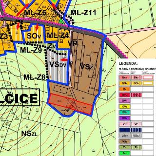 Prodej komerčního pozemku 5 249 m² Myslív