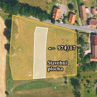 Prodej stavební parcely 1 787 m² Chudenice