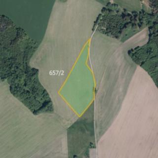 Prodej zemědělské půdy 5 859 m² Dobré Kamenice