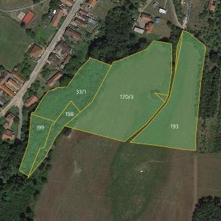 Prodej zemědělské půdy 57 369 m² Jankovice