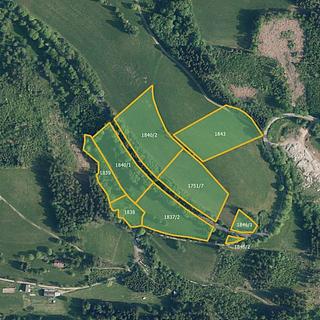 Prodej zemědělské půdy 21482 m&sup2; Vysoké nad Jizerou