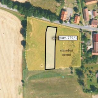 Prodej stavební parcely 1 787 m² Chudenice Slatina