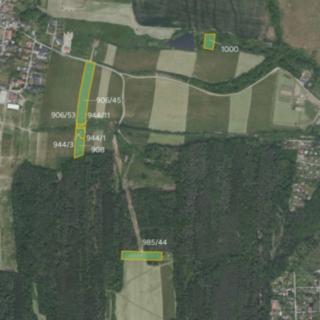 Prodej zemědělské půdy 41532 m² Líšnice