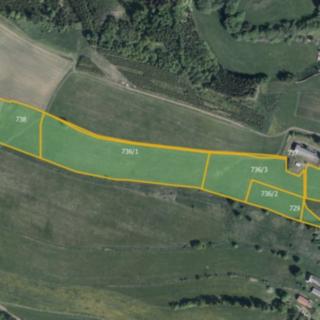 Prodej louky 43 429 m² Vysoká Srbská