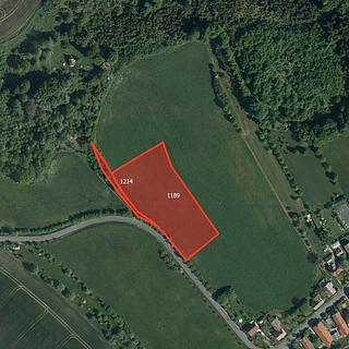 Prodej louky 4844 m&sup2; Žlebské Chvalovice
