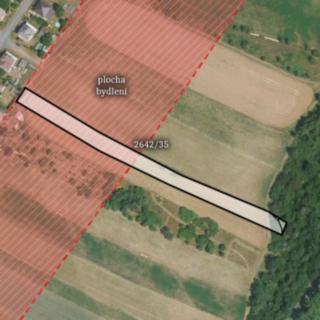 Prodej stavební parcely 3495 m² Zruč nad Sázavou