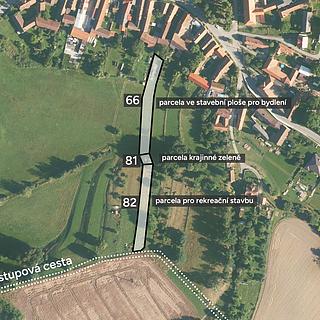 Prodej stavební parcely 2511 m² Budislav