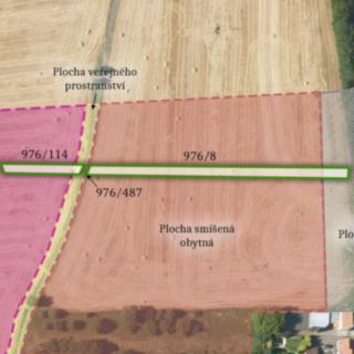 Prodej stavební parcely 1 067 m² Lipůvka