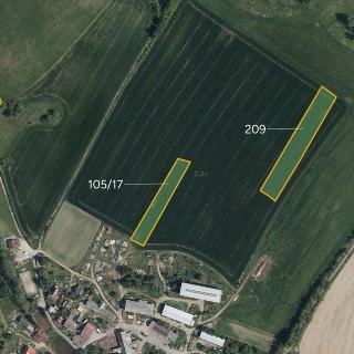 Prodej zemědělské půdy 5127 m² Mysletice