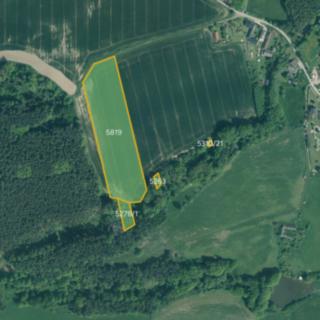 Prodej zemědělské půdy 17072 m² Slabčice