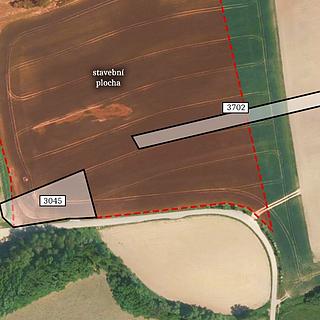 Prodej stavební parcely 3755 m&sup2; Lukavice
