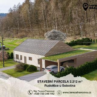 Prodej stavební parcely 2 212 m² Sobotín, 