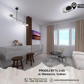 Prodej bytu 2+kk 46 m² Vyškov, Mánesova