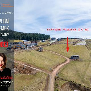 Prodej stavební parcely 1 077 m² Čenkovice