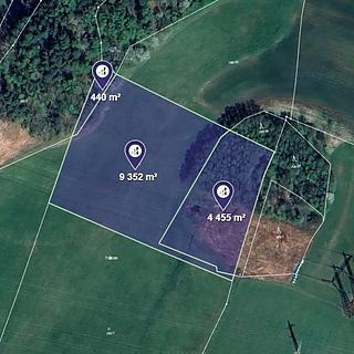 Prodej zemědělské půdy 14247 m&sup2; Český Dub