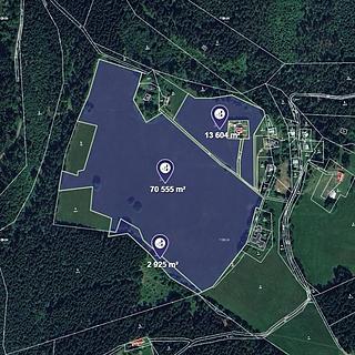 Prodej louky 14514 m&sup2; Krásná