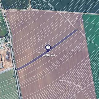 Prodej zemědělské půdy 4384 m&sup2; Šlapanice