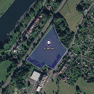 Prodej stavební parcely 21347 m&sup2; Děčín