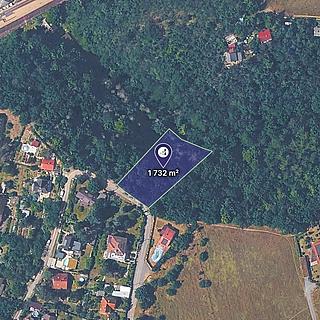 Prodej lesa 1732 m&sup2; Davle