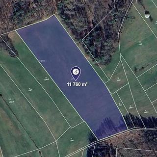 Prodej louky 2613 m&sup2; Ondřejov