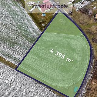 Prodej stavební parcely 4395 m&sup2; Kovanec