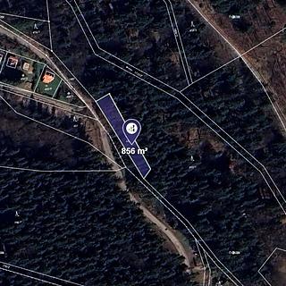 Prodej lesa 856 m&sup2; Malenovice