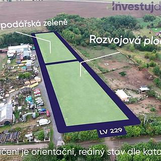 Prodej komerčního pozemku 10265 m&sup2; Ořech