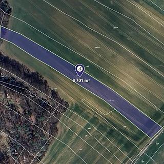 Prodej zemědělské půdy 4467 m&sup2; Ondřejov