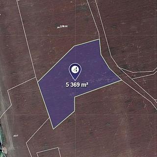 Prodej zemědělské půdy 5369 m&sup2; Sádek