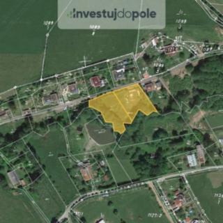 Prodej stavební parcely 1629 m&sup2; Martínkovice