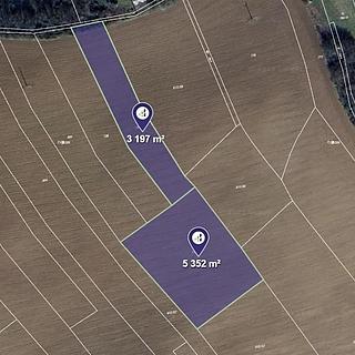 Prodej zemědělské půdy 2701 m&sup2; Ondřejov