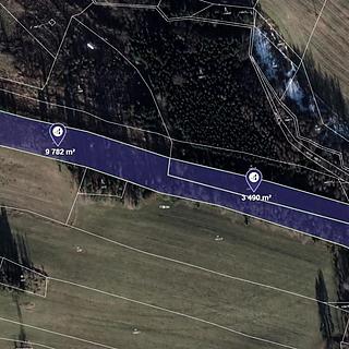 Prodej lesa 13272 m&sup2; Kunžak