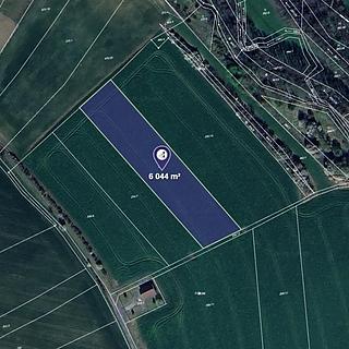 Prodej zemědělské půdy 11183 m&sup2; Vyšehořovice