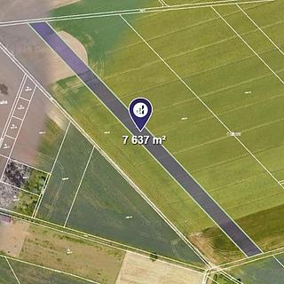 Prodej zemědělské půdy 1273 m&sup2; Křelov-Břuchotín