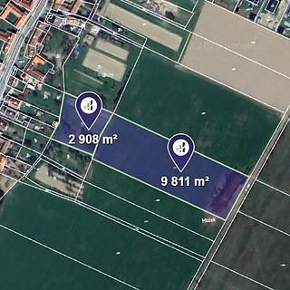 Prodej zemědělské půdy 1596 m&sup2; Němčice