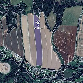 Prodej zemědělské půdy 56405 m&sup2; Hamr na Jezeře